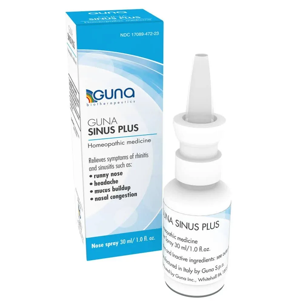 Guna Sinus Plus Homeopathic Sinus Relief Medicine for Runny Nose