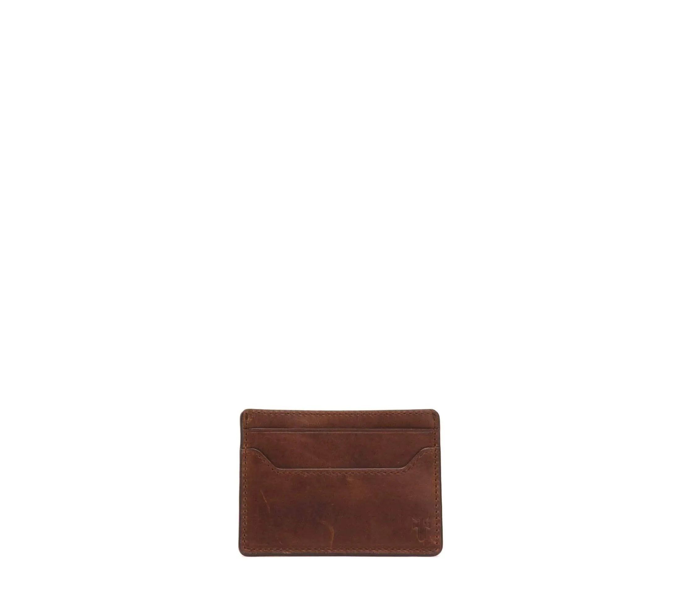 Frye Logan Money Clip Card Case In Slate