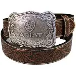 ARIAT Men's Floral Embossed Western Belt