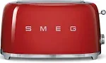 Smeg Red 4-Slice Retro Toaster