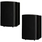 Theater Solutions Ts425odb Indoor or Outdoor Speakers Weatherproof Mountable Black Pair