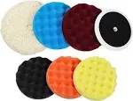 ABN Polishing Pads Kit 8in - 5pc Drill Buffing Kit Buffer Pad Drill Attachments