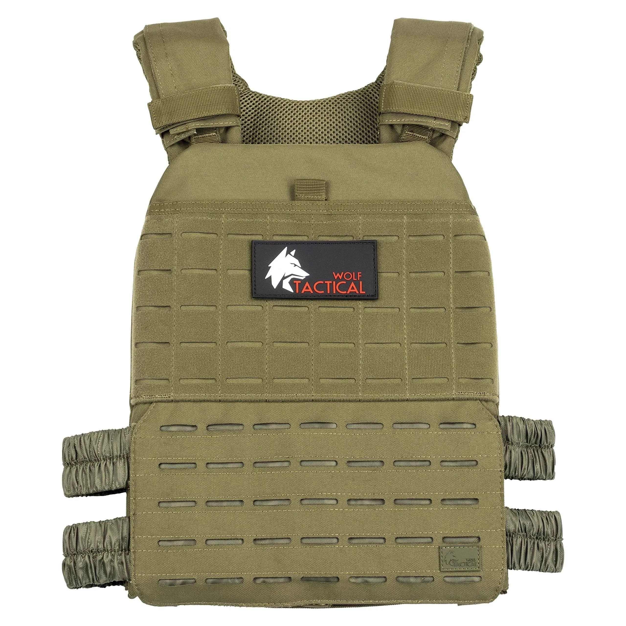 Wolf Tactical Adjustable Weighted Vest - WODs Strength and Endurance Training ...