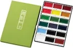 ZIG Kuretake Gansai Tambi Japanese Watercolor Paint 24 Colors Set MC20/24V