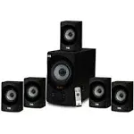 Acoustic Audio Aa5172 Home Theater 5.1 Bluetooth Speaker System with USB / SD