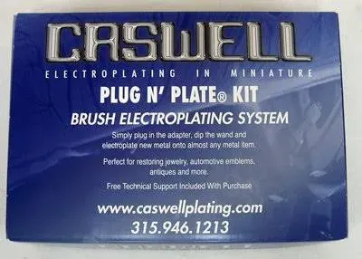 Caswell Plug N&#039; Plate Copy Chrome Kit