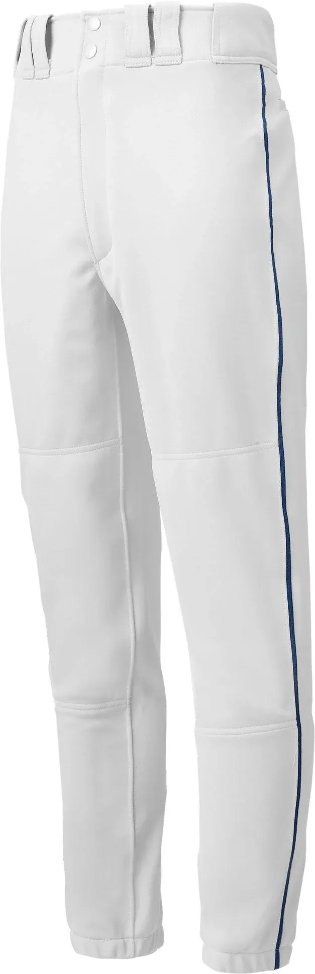 Mizuno Premier Piped Pant - White-Navy