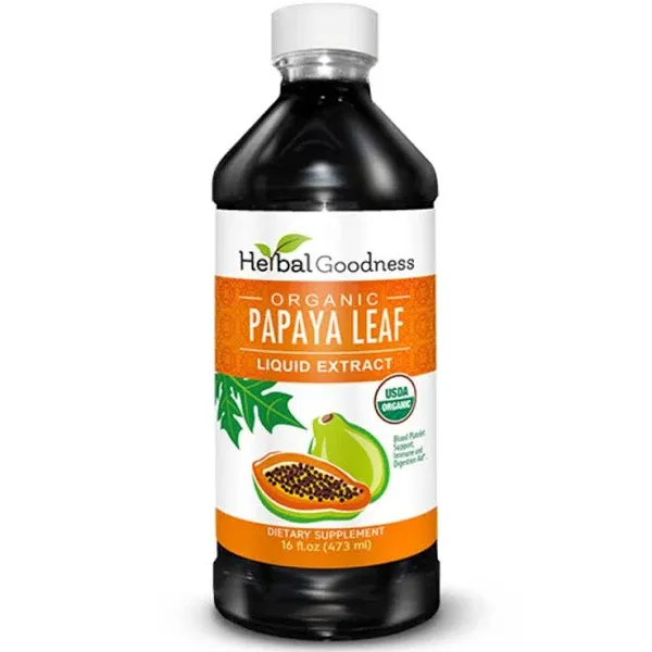 Herbal Papaya Papaya Leaf Extract Liquid, 16 Fluid Ounce -- 1 each.