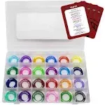 Kraftex DND Condition Rings [96pcs]: DND Accessories for Dungeon Masters to Track DND Spell Effects. Condition Markers D&D Accessories use as DND Tokens, DND Ring, DND Status Markers or DM Tools.