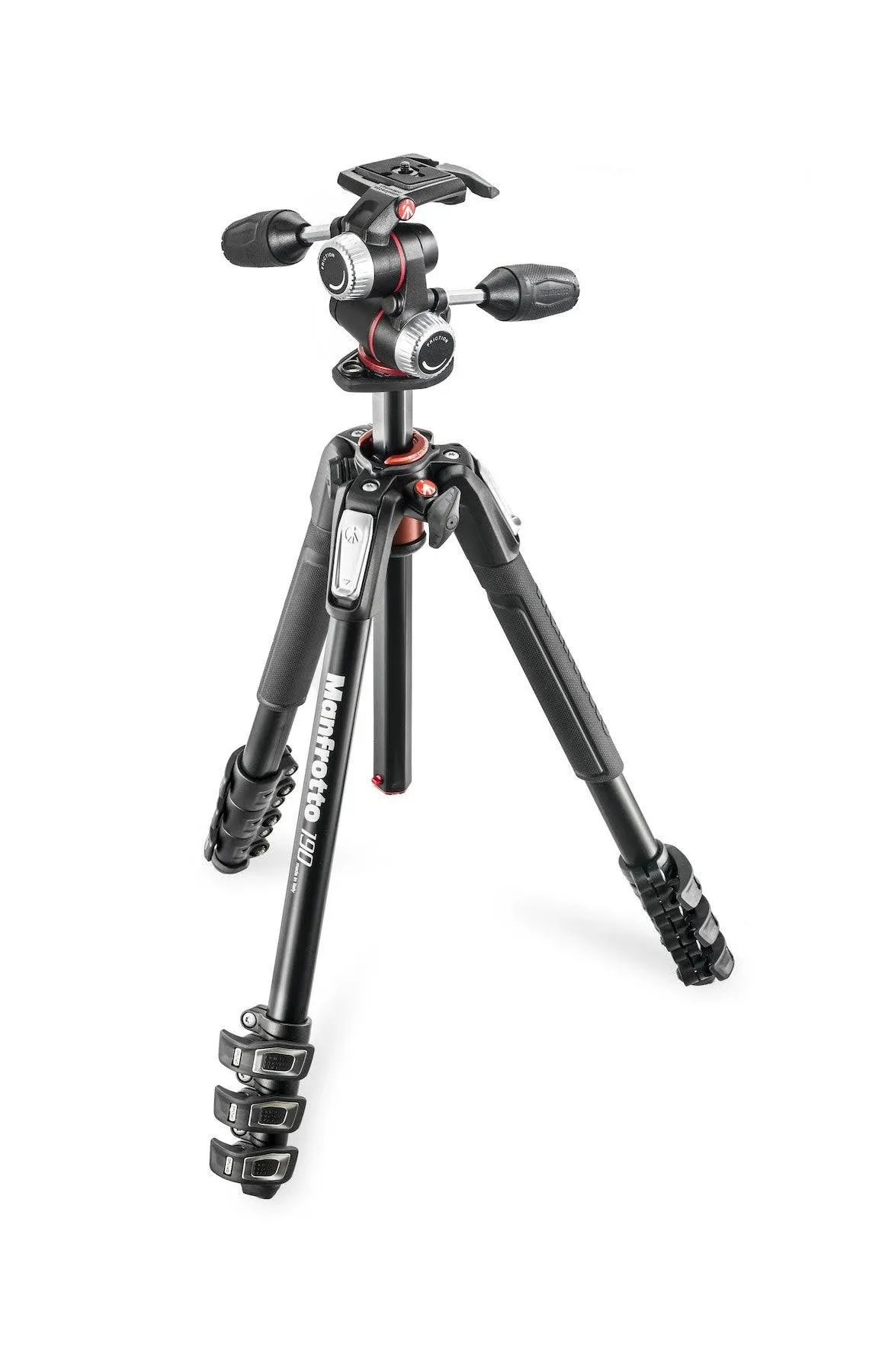 Manfrotto MK190XPRO4-3W Aluminum Tripod with 3-Way Pan/Tilt Head