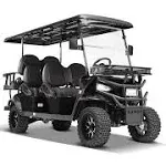 Kandi Electric Golf Cart Kruiser 6p AGM (Matte Black)