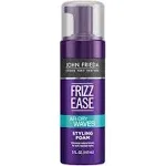 John Frieda Frizz Ease Air-Dry Waves Styling Foam, Dream Curls Defining Frizz Control, Curly Hair - 5 fl oz