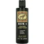 Bick 4 Leather Conditioner and Leather Cleaner 8 Oz - Will Not Darken Leather 