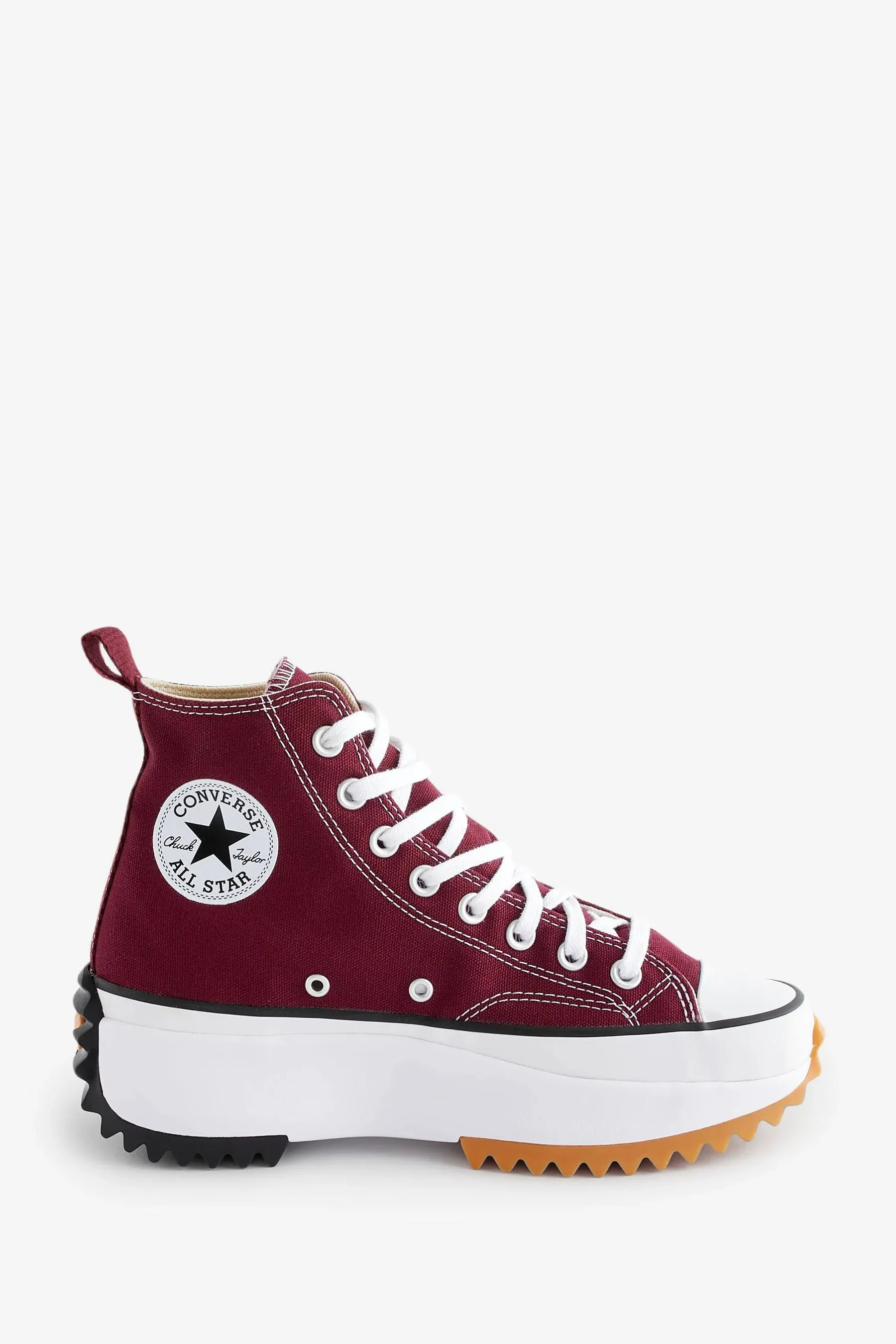 Converse Run Star Hike Platform High Top Shoes - Cherry - 7