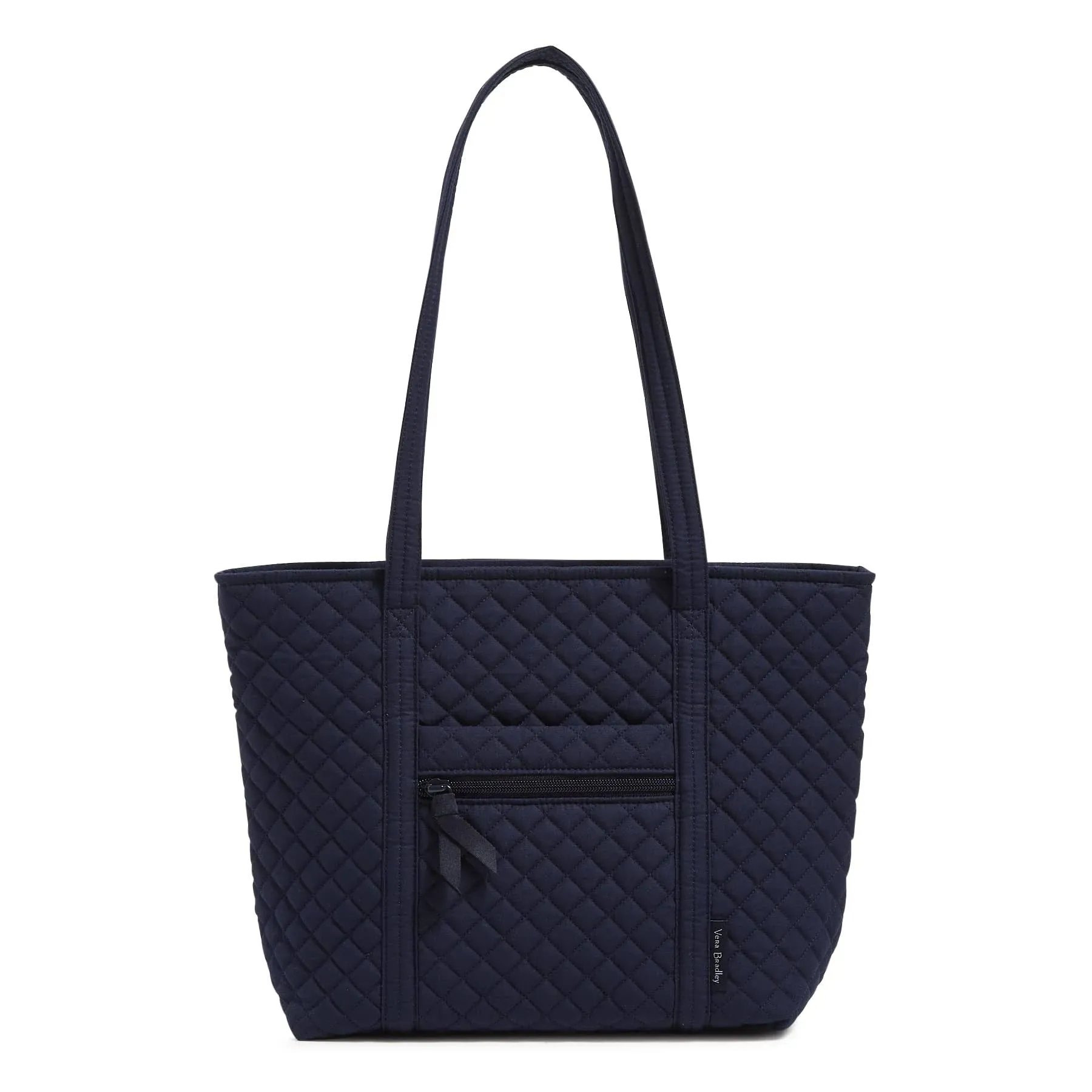 Vera Bradley Women's Cotton Small Vera Tote Bag Classic Navy