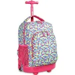 J World Sunny Rolling Backpack