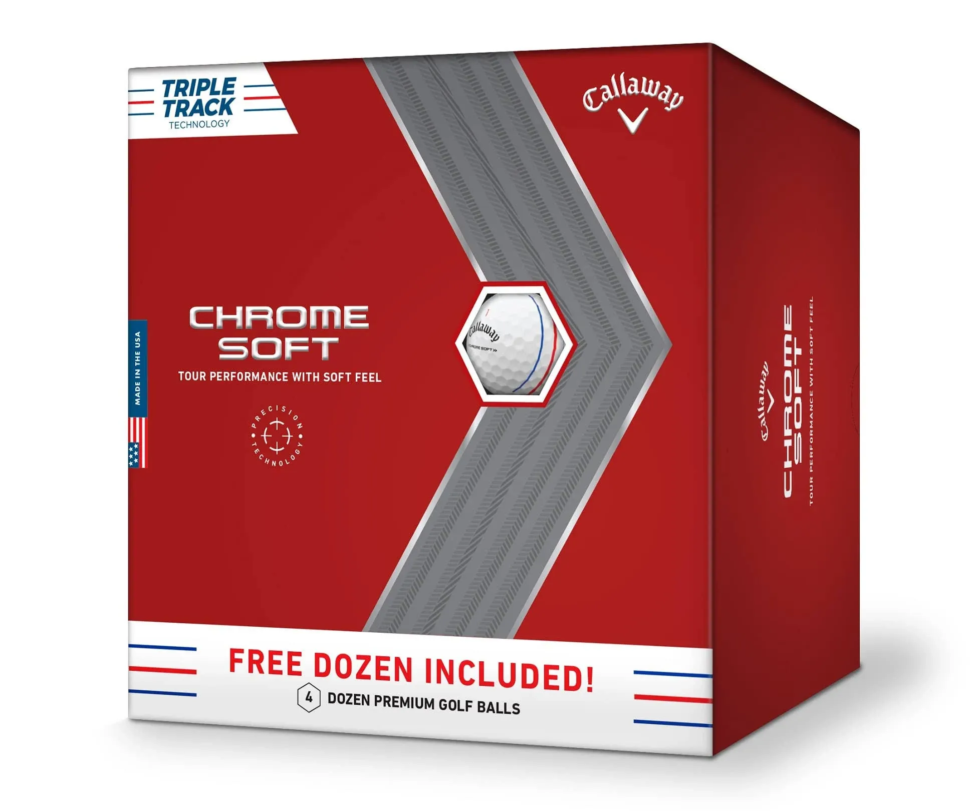 Callaway Chrome Soft Triple Track 4 Dozen Golf Balls