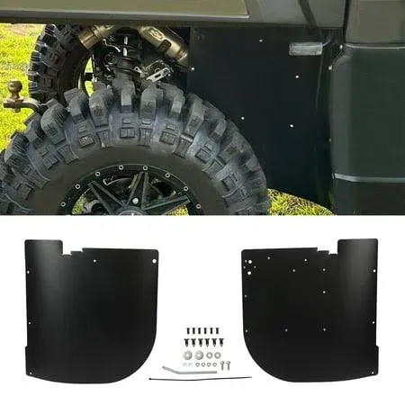 Ecotric Rear Mud Guards for 2013 2014 2015 2016 2017 Polaris Ranger XP 900/ XP ...