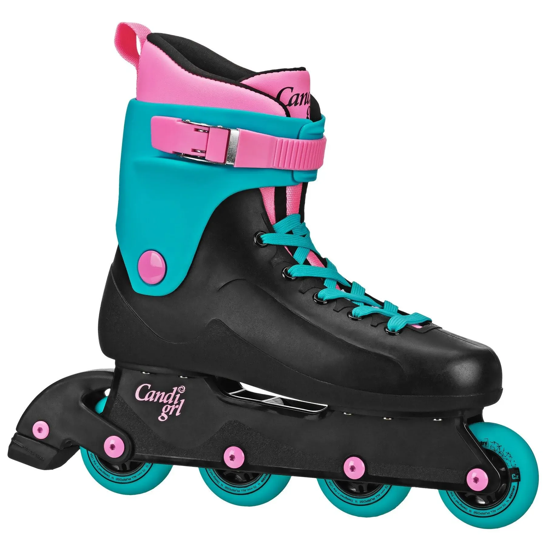 Roller Derby Candi GRL South Beach Inline Skates, Black, M7w8