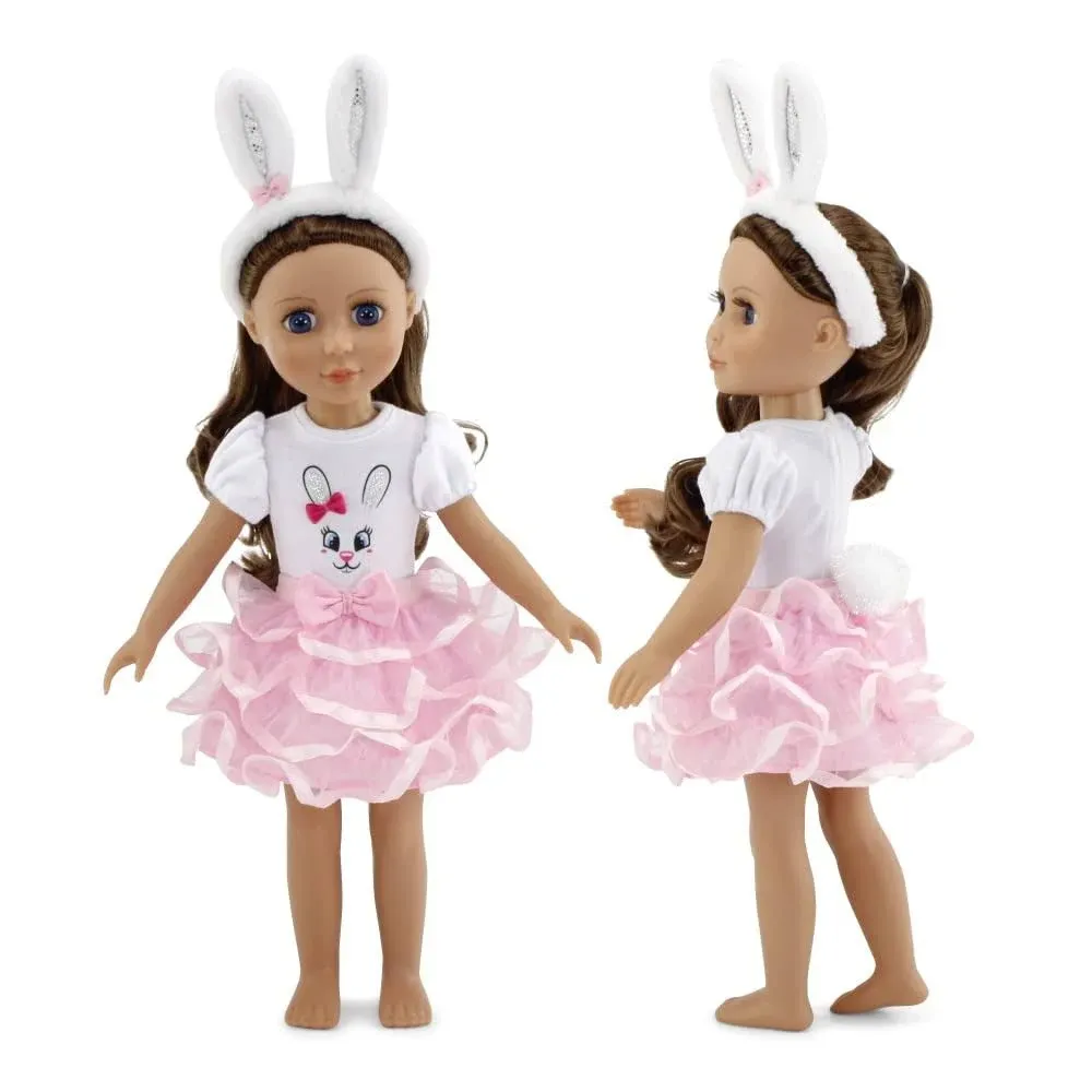 Emily Rose 14 Inch Doll Bunny Outfit, Includes Bunny Ears Doll Accessories! | |