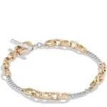 Coach Signature Mixed Chain Bracelet - Two-Tone