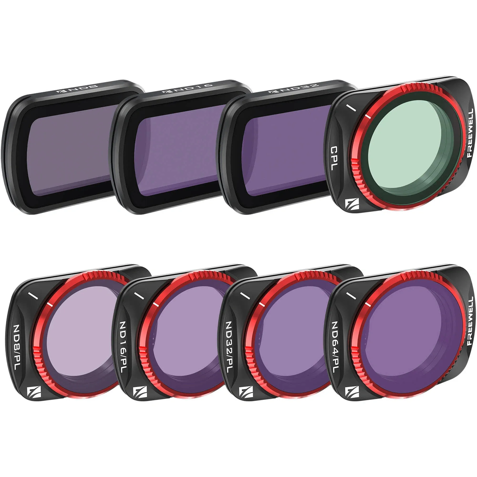 Freewell All-Day Filter Kit For DJI Osmo Pocket 3 (8-Pack)