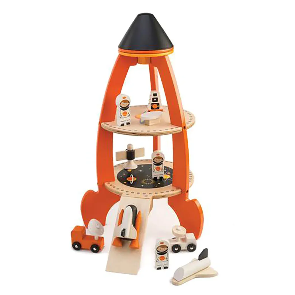 Wooden Cosmic Rocket Set