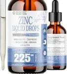 Healthy Genetics Liquid Zinc Drops for Kids, Men and Women | Organic Ionic Zinc Sulfate | Immunity, Mood, Brain Thyroid | 30 Day Supply|2 oz