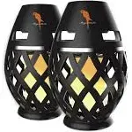 Margaritaville Tiki Torch - Waterproof Bluetooth Speaker, Portable Party Speaker with Flickering LED Lights, Perfect for Travel, Parties, Yards, and Pools