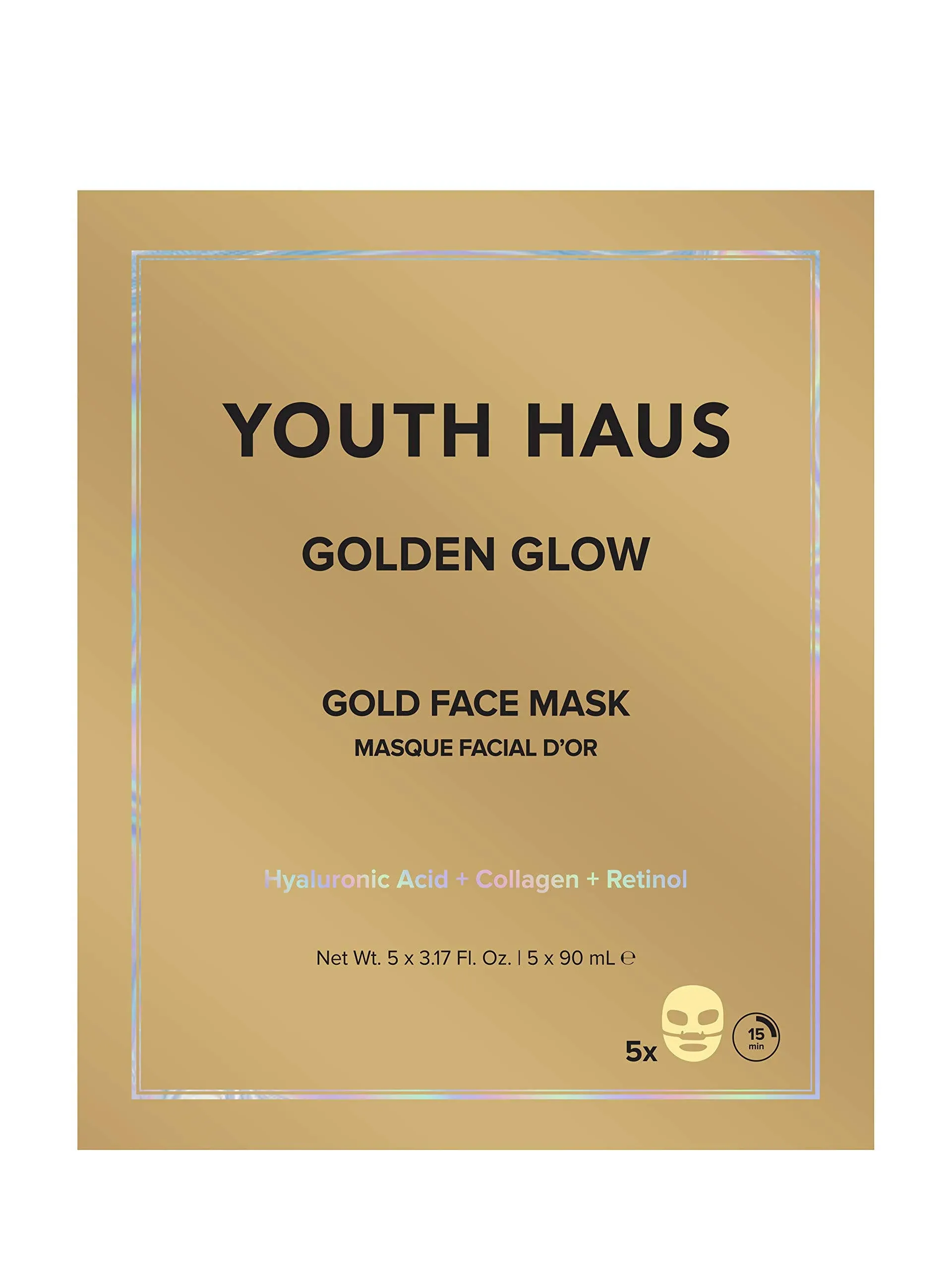 Skin Gym Youth Haus Golden Glow Gold Face Mask