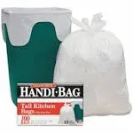 Handi-Bag Super Value Pack 13 Gal. White Trash Bags