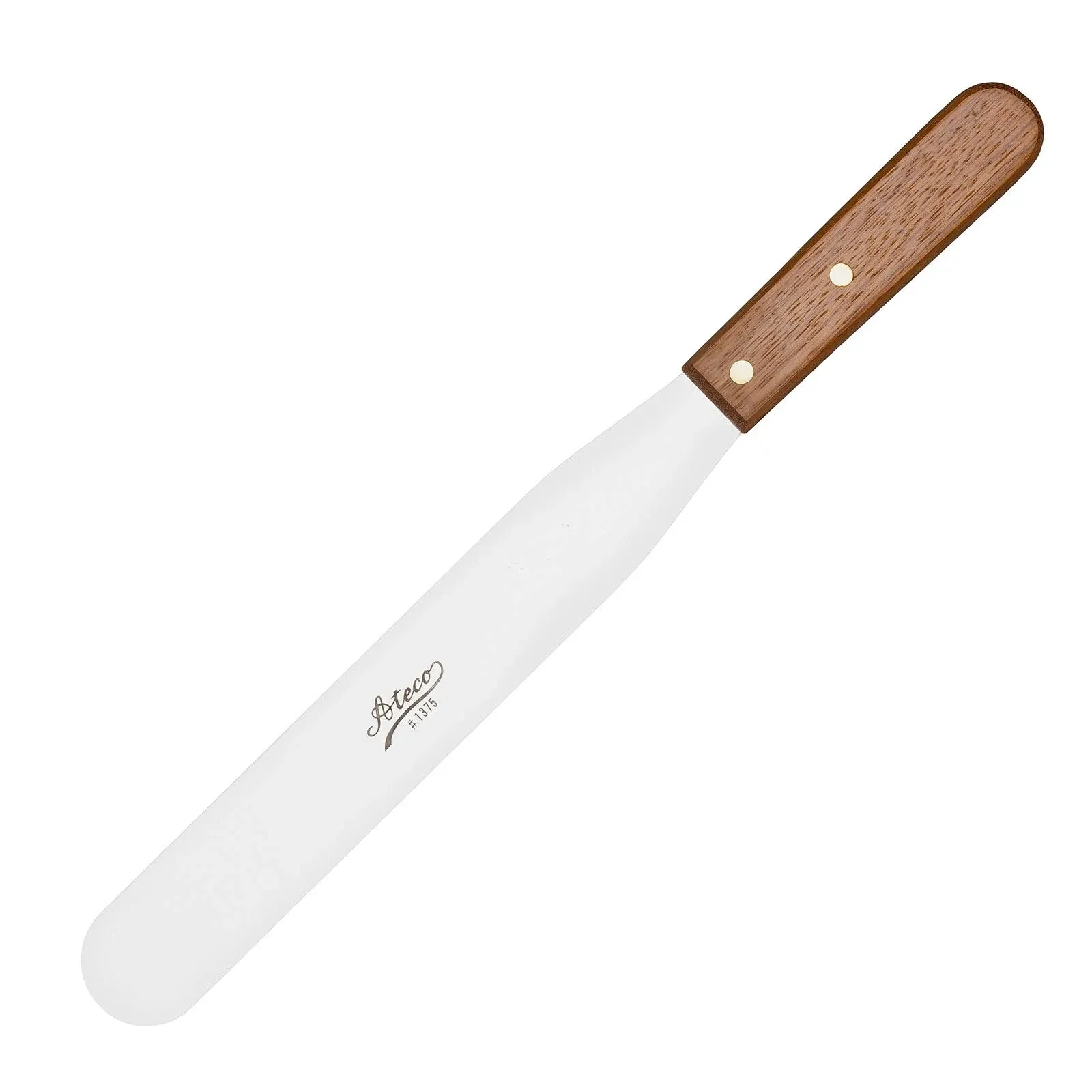 Ateco 1375 Natural Wood Large Sized Straight Spatula, 10-Inch Blade