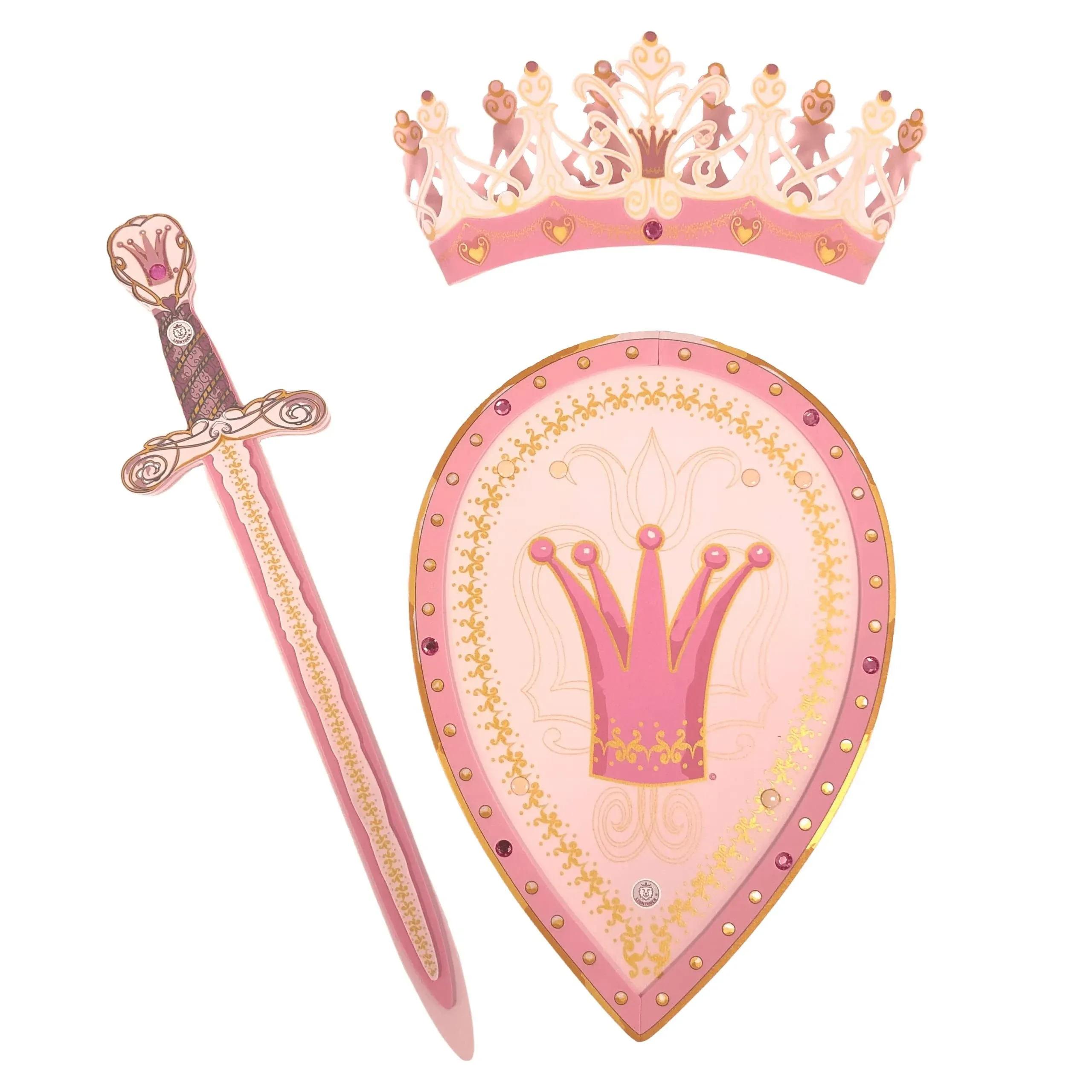 Liontouch Queen Rosa Toy Sword, Shield &amp; Crown for Girls | Medieval Play Set ...