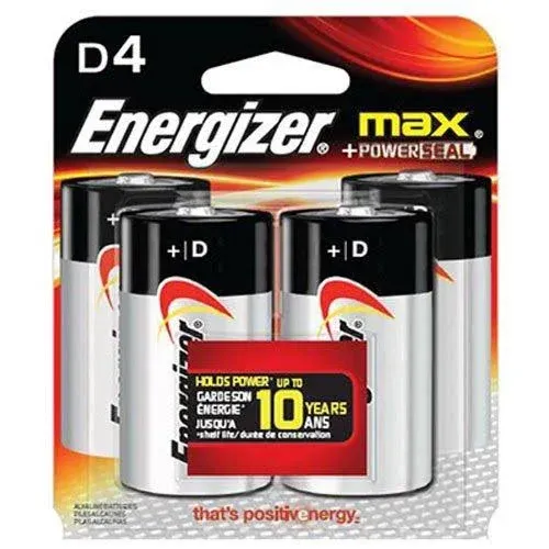 Energizer D Batteries Max Alkaline