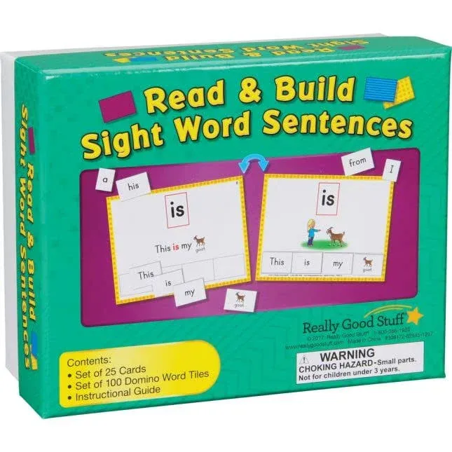 Read and Build Sight Word Sentences by Really Good Stuff