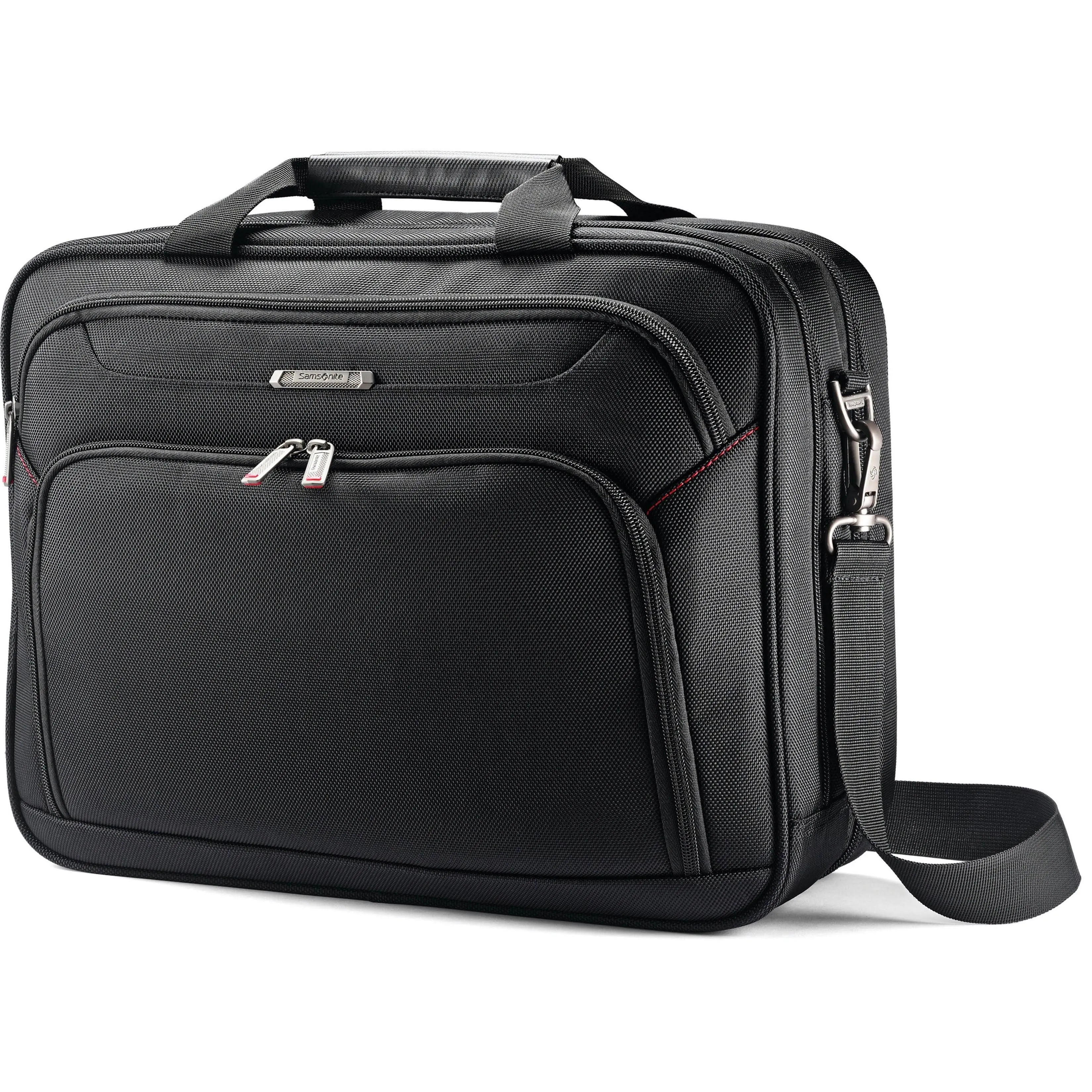 Samsonite Xenon 3 Toploader Briefcase, POLYESTER, Black (SML894331041)