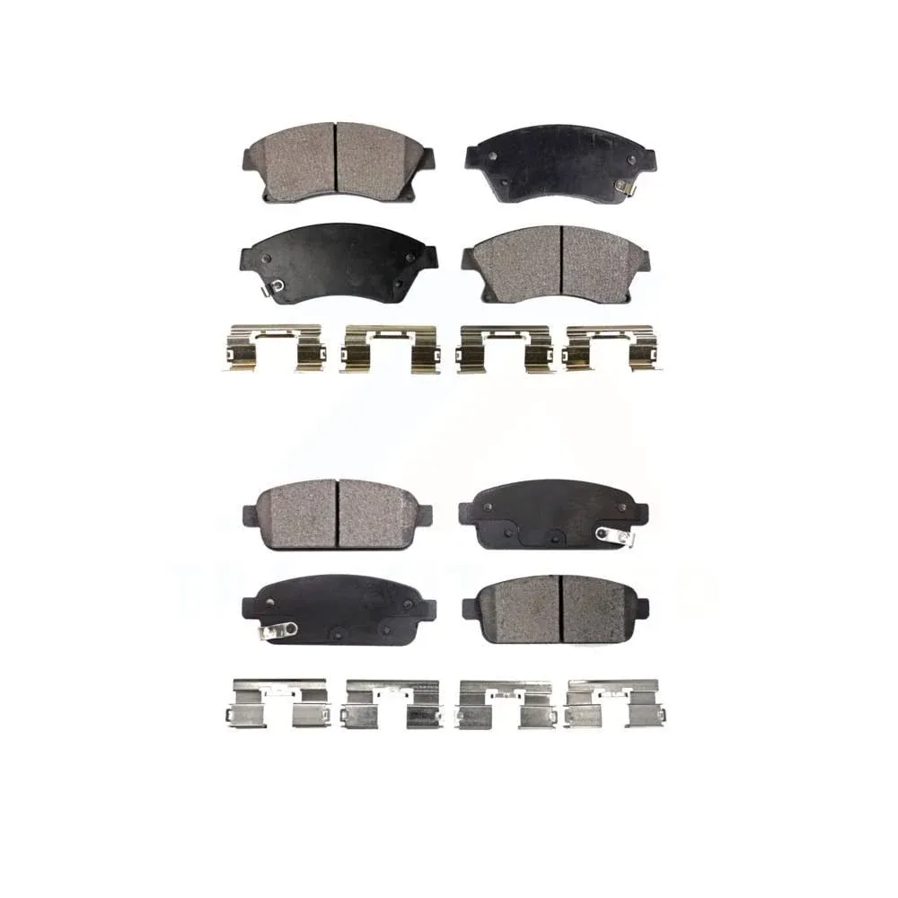 Front Rear Ceramic Brake Pads Kit for Chevrolet Cruze Buick Sonic Encore Trax ...