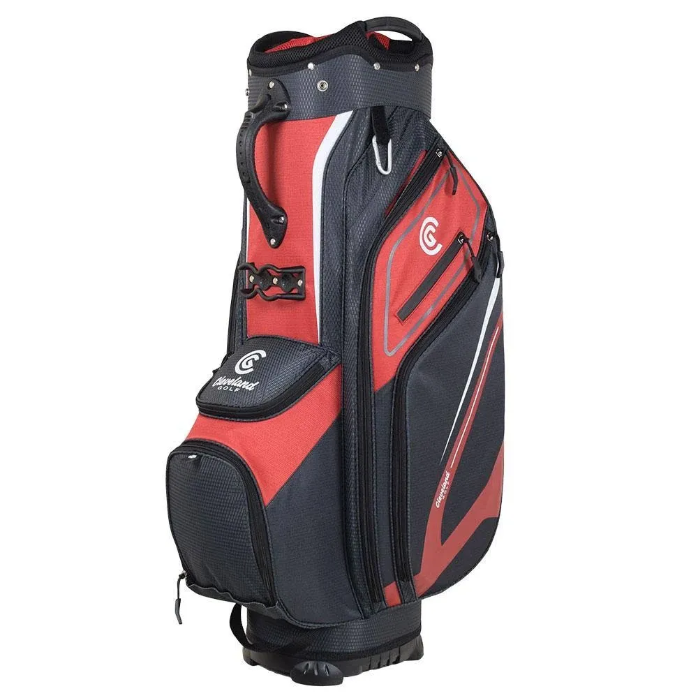 Cleveland Golf Friday Cart Bag Red / Charcoal