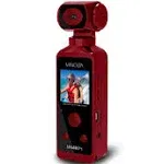 MN4KP1 4K Ultra HD Wi-Fi Enabled Pocket Camcorder, Red