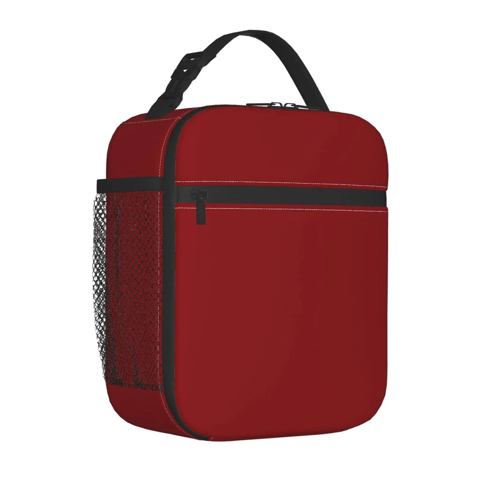 Red Lunch Bag Reusable Lunch Box Insulated Cooler Tote Bags Lunchbox for Wome...