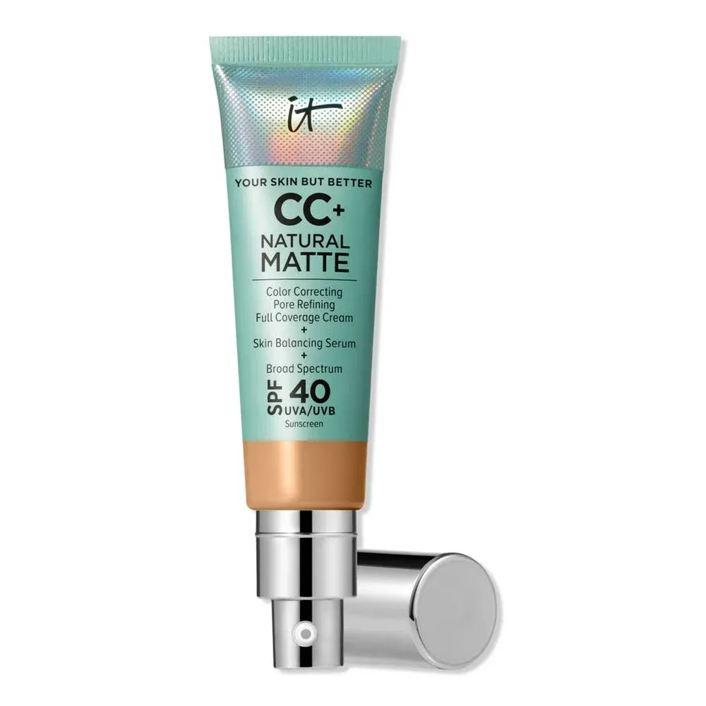 IT Cosmetics CC+ Cream Natural Matte Foundation with SPF 40