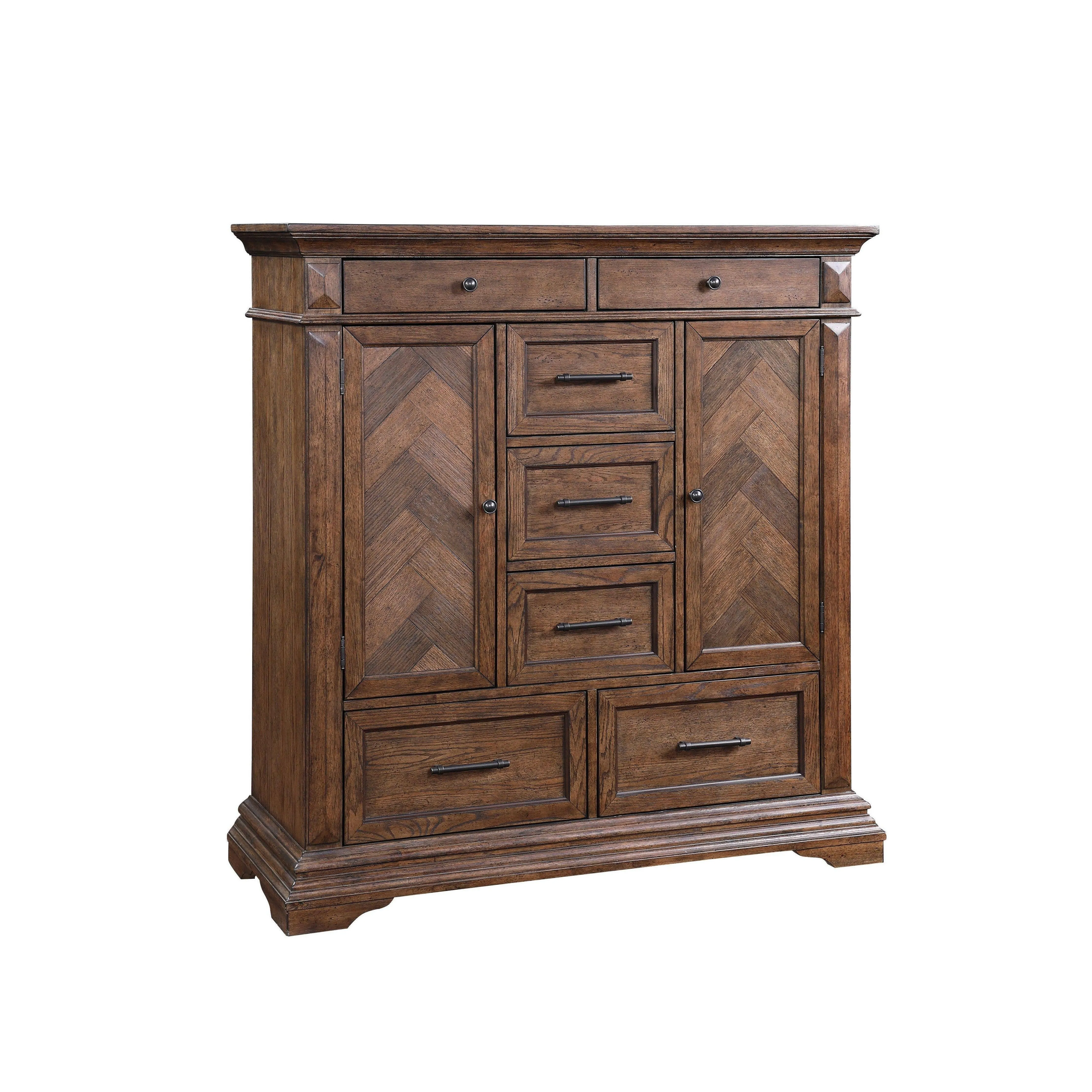 New Classic Mar Vista Door Chest-Walnut