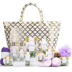 Gift Baskets for Women Spa Gifts for Women 15pcs Lavender Home Spa Kit Gifts Spa