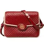 Tory Burch Robinson Patent Quilted Convertible Shoulder Bag