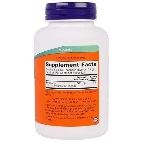 Now Foods Potassium Chloride Powder - 8 oz