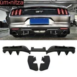 Fits 15-17 Mustang Convertible Coupe R Spec Rear Diffuser Valance Panel