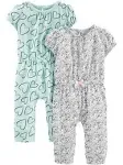 Simple Joys by Carter's baby-girls 2-pack Fashion Jumpsuits