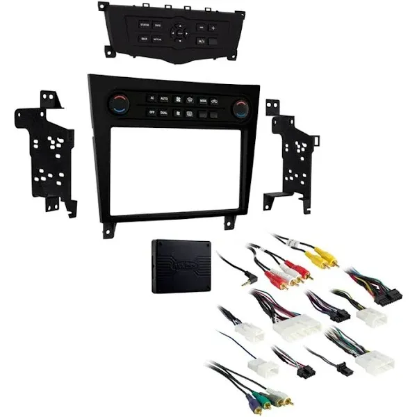 Metra 99-7625b Single/Double DIN Dash Kit for 2008 - 2013 Infiniti G37 (Black)