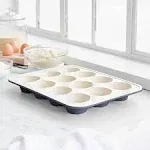 Healthy Non-Toxic Nonstick Bakeware - Muffin Pan, 12-Cup - by GreenLife