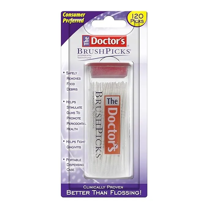 The Doctor'S Brushpicks Interdental Toothpicks